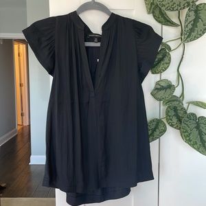 Banana Republic black short sleeve top size s